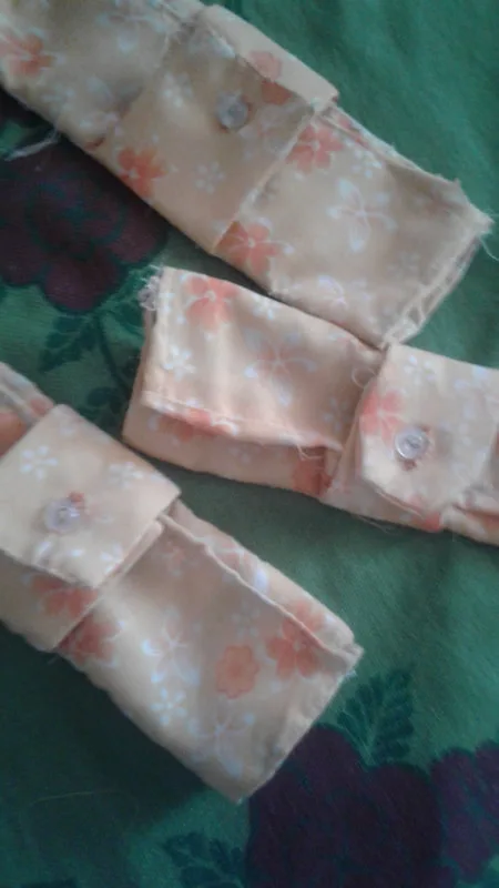 Washable menstrual pads made locally. Now the girls don't have to stay home during menstruation.