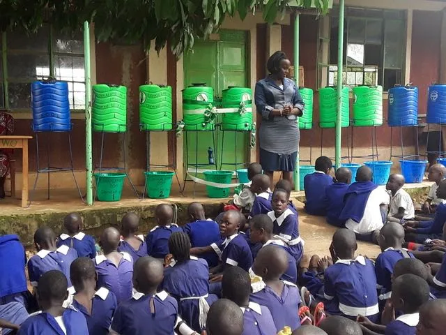 Clean drinking water from food quality tanks.